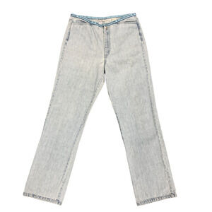 Vintage Tommy Hilfiger Jeans Size 8 High Rise Spellout Waist Band Straight Leg